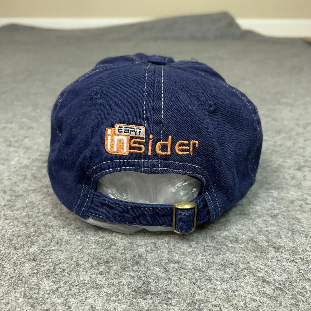 ESPN Hat Cap Strap Back Mens One‎ Size Navy Blue Insider Magazine Sports Media